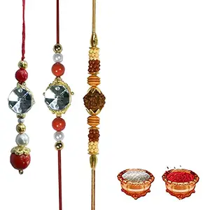 Manonita Rakhi Gift for Brother, bhaiya bhabhi, Gift Set (Rakshabandhan Mug, Roli,Chawal) BV-BM