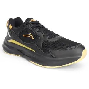 JQR Rio 'Sports Shoes, Running, Walking, Lightweight, Gym, Stylish Running Shoes for Men Black