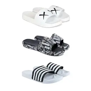 DRACKFOOT Men's Sandals | Lightweight Wear| Stylish & Easy to Wear For Men'S GRT-San-(3-COMBO)-3029-3103-3026-8