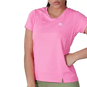 Nivia Nitro-5 Round Tee (Half Sleeve) -Women Size - Xs (Pink)