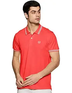 Max Men's Half Sleeves Regular Fit Solid Polo T-Shirt