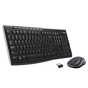 (Refurbished) Logitech MK270 Wireless Keyboard and Mouse Combo
