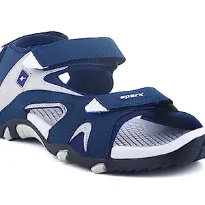 Sparx Men's Blue Grey Sport Sandal-9 Kids UK (SS-N453)