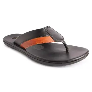 Swipe Synthetic Leather Slippers For Men