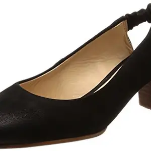 Clarks Women Grace Allegra Black Nubuck Leather Fashion Sandals-6 UK/India (39.5 EU) (91261311314060)