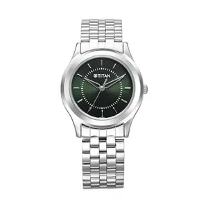 Titan Analog Green Dial Men's Watch-1648SM01