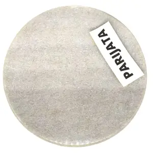 PARIJATA white marble stone chakla 23 cms for roti maker/chappati maker (Round), smooth chakla board (9 inch)