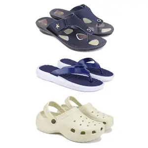 Women's Comfortable Sandal,Casual Lightweight Sandal for Everyday Wear | (COMBO-3)-1973-1859-OO8-7-EURO-38