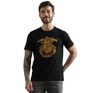 Royal Enfield Classic Tank T-Shirt (Size: S)-TSS240073-BLACK