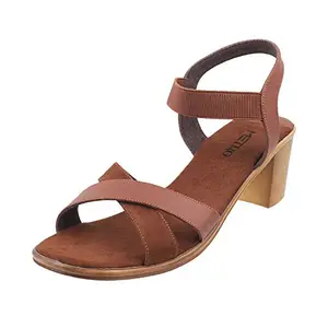 Metro Women's Brown Fashion Sandals-8 Kids UK (33-9953)