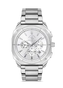 Santa barbara polo & racquet club Silver Dial Chronograph Watch for Men - SB.1.10386-2