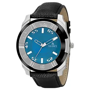 Aglance 3150SL02 Blue Dial Analog Wristwatch Collection for Men and Boys with Stylish Strap Classic Analog Display | Exquisite Wristwatch for Men and Boys with Adjustable Strap