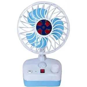 X Rechargeable Portable 5 inch Mini Table Fan With Led Light | 7 speed air cooler best for home and office,home,kitchen Use and best gift