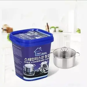 Dherik Tradworld Oven and Cookware Cleaner Power Pot Bottom Black Scale Decontamination Household Stainless Steel price in India.