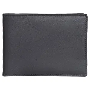 Leatherman Fashion LMN Genuine Leather Black Unisex Document Holder