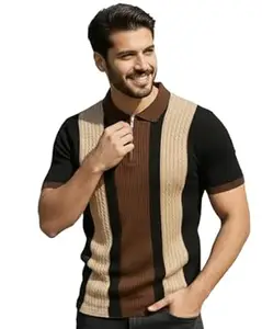 Enitor Men’s Oversized Cotton Printed T-Shirt, Formal Round-Neck T-Shirt for Men, Graphic Print Tshirts for Boy, Casual Tshirt for Boys