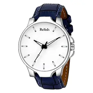 Relish Men Blue Strap Classic Analog Watch for Mens and Boys RE-BS2008