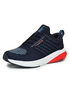ABROS Men's Hyper ASSG1116 Sports Shoes -Navy/RED -9UK