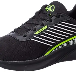 Aqualite Men Cristiano Shoes, Black/Fl.Green, 10 UK/India