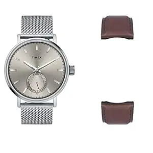 TIMEX Analog Watch for Men with Round Dial & Water Resistant Man's Wrist Watches