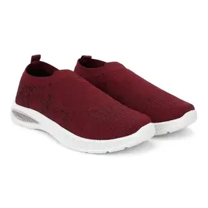 COOPERWINGS Shoes for Women Casual & Stylish Latest | Walking Shoes s for Women & Running Fashionable & Comfortable Footwear (Maroon-9)