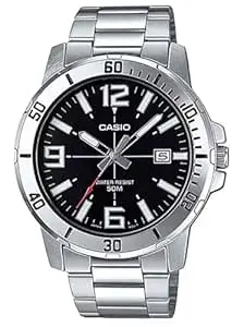 Casio Enticer Analog Black Dial Men's Watch - MTP-VD01D-1BVUDF (A1361)