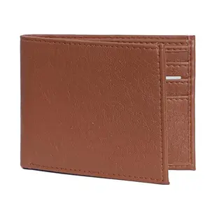 ZOSTAL Men JC-W020 Brown Artificial Leather Wallet (5 Card Slots)