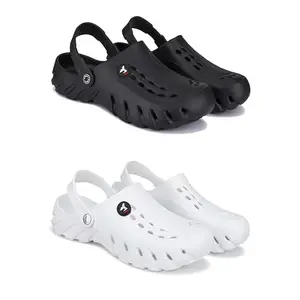 DRACKFOOT Men's Sandals Clogs| Lightweight Wear| Stylish & Easy to Wear For Men'S GR-SAN-(2-COMBO)-3144-3145-7