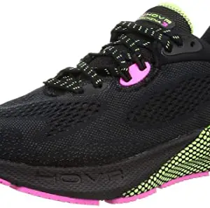 Under Armour UA HOVR Machina 3 Men's Running Shoes, Black/Lime Surge/Rebel Pink, 11