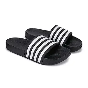 ZENWEAR Casual Slip On Flip Flops & Slippers for Men, Black