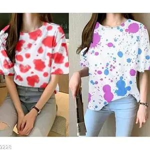 Trendy Women’s T-Shirt – Soft, Stylish, and Comfortable Tee for Everyday Fashion and Casual Wear Design No SH-P3300-M