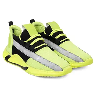 fasczo- Casual Walking Comfortable Sports Running Shoes for Men Green