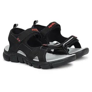 Aqualite Men MGS-803 Sandal, Black/Red, 7 UK/India