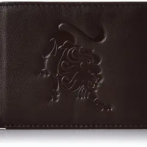 Justrack Dark Brown Colour Genuine Leather Money Purse for Men (LWM00203-JT_11)