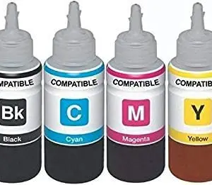 Wiofy 790 Ink Compitable for Canon Pixma G1000/G1010/G1100/G20000/G2002/G2010/G2012 Black + Tri Color Combo Pack Ink Bottle