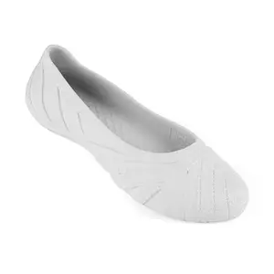 HOPPA Balerina - Women's Lightweight Classic Belly I HOPP Tech R-eva Material I Superior Bounce I Stylish & Anti-Skid I Waterproof I Recyclable & eco-Friendly White