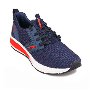 FURO Sports Eve.Blue/H.R Red Men Sports Shoes Lace Up Running R1051 F014_8