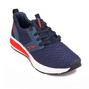 FURO Sports Eve.Blue/H.R Red Men Sports Shoes Lace Up Running R1051 F014_10