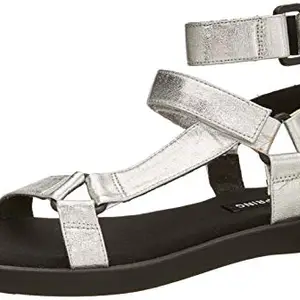 Call It Spring Women's Silver Fashion Sandals-4 UK (37 EU) (6.5 US) (PRORESIEN) (11017093014)