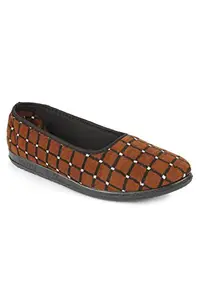 Liberty Womens Gliders Brown Ballet Flats - 6 UK/India (39 EU)