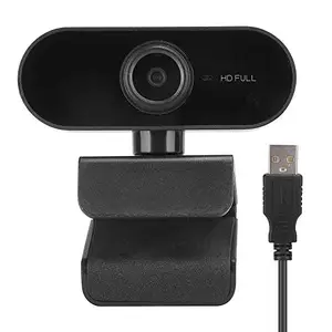 Taodaw Web Camera Plug&Play Webcam, Black for Notebook Online Teaching(Black)