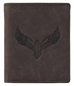 URBAN FOREST Zenon Vintage Brown Metal Card Holder Wallet for Men
