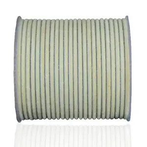 The Golden Cascade White Color Velvet Bangles | Metal Chudi for Women | Bangles for Girls | Velvet Chudi | Bangles for Ladies (Pack of 36) (White, Small 2-4)