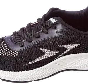 Aqualite LSS-308 Shoes for Women Daily use Activewear, Running Shoes for Woman Footwear, Idol for Walking, Jogging, Athletic Sports, Mesh, Lace-up, No Heel, Black White Size 6