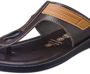 Aqualite Men PG-1406 Sandal, Black/Brown, 10 UK/India