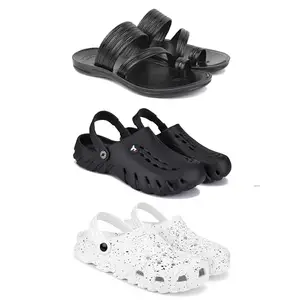 DRACKFOOT Men's Sandals | Lightweight Wear| Stylish & Easy to Wear For Men'sGR-SAN-(3-COMBO)-3152-3144-3057-6