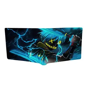 CRAFTSEVER Canvas Wallet for Men and Boys, Bi-Fold, 6 Card Holder, Brown, Attitude Expression Design