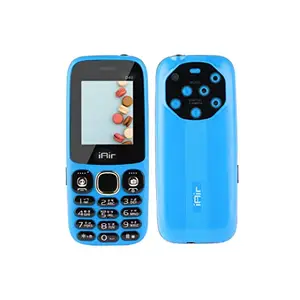 IAIR D40 Dual Sim Keypad Phone | 1200 mAH Battery & Big 2 Inch Display | Big Torch Light | Wireless FM & Rear Camera | Auto Call Recording | Dual Sim Support | 32 MB Ram & Storage (Blue) price in India.