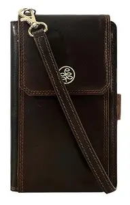 eske Aleksandra - Two fold Wallet - Genuine Quilted Leather - Holds Cards, Coins and Bills - Compact Design - Pockets for Everyday Use - Travel Friendly - Water Resistant - for Women