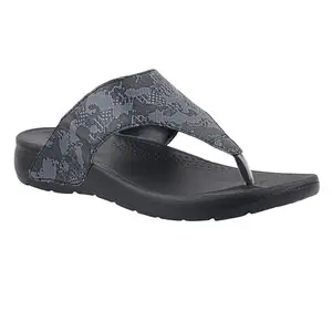 WELCOME Womens Slippers, W FM-104-BLK_5